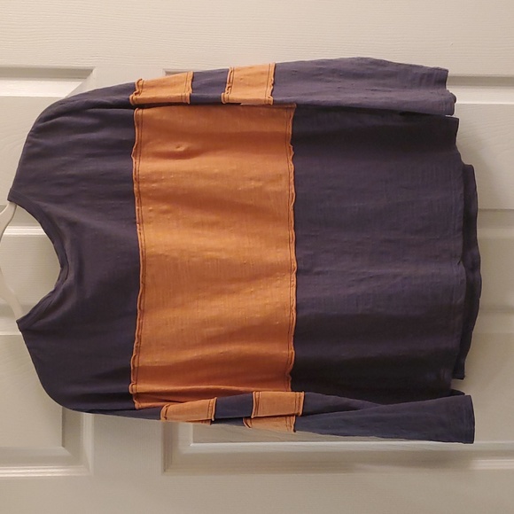 EUC Loose Fitting Blue and Orange Long Sleeve - Auburn Gameday or Fall - Picture 4 of 4